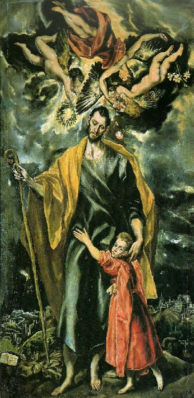 El Greco st.joseph and the child